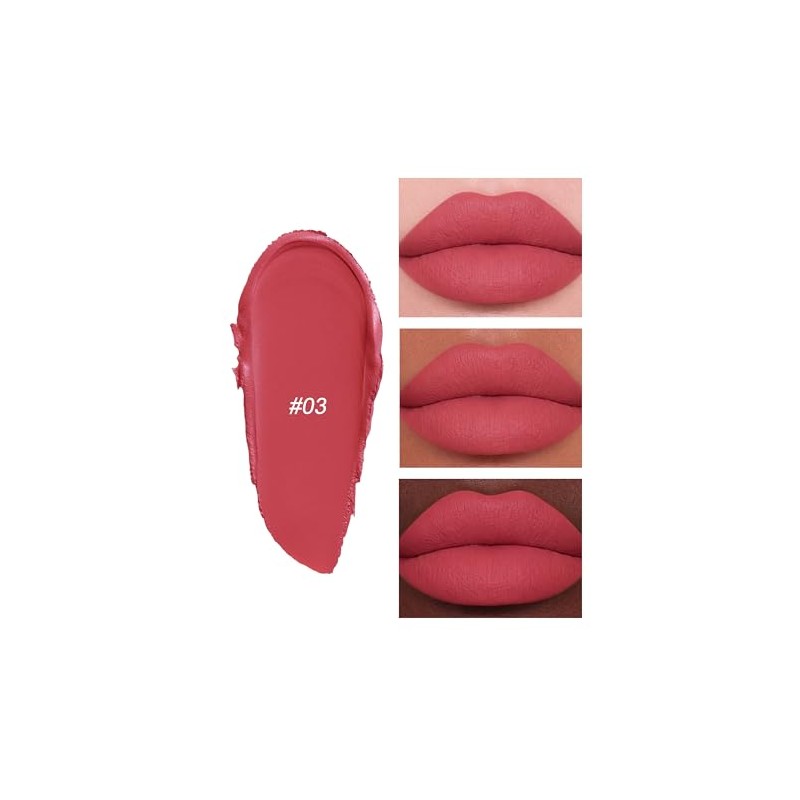 Erinde Lápiz de Labios Mate para Mujer, Lápiz Labial de