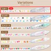 DEPN-001 Decorative Tape, Pen, Star, Notebook, Decoration, Schedule, Letter, Calendar,