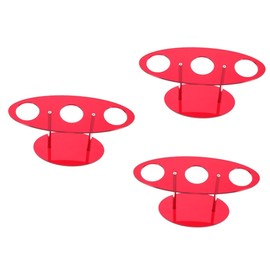 ULTECHNOVO 3pcs Sushi Roll Ice Cream Cone Display Holder Stable Acrylic Stand for Restaurants Easy to Clean Versatile Dessert Rack for Sushi Ice Cream Cones