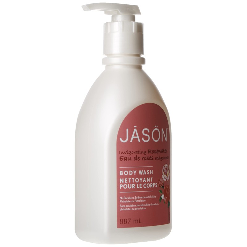 Jason Shower Body Wash, Rosewater, 30 Fl Oz (Pack of