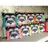 The Beach Stop Decorative Miniature Schnauzer Dog Scatter Cushion Cover