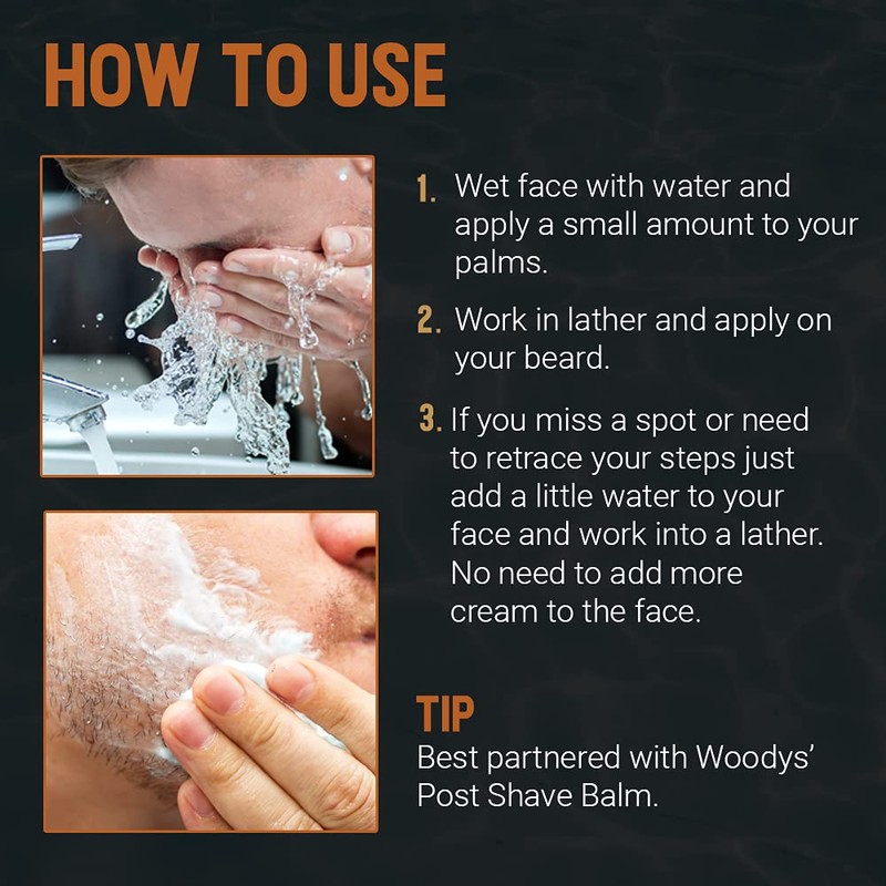 Woody's Shave Lather, 1-Pack