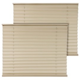 Eazy2hD 2 Pack RV Pleated Blinds Shades (32" W x 24" L) Day & Night Camper Comfort Dimmable Internal Window Roller Shade Privacy Shutters for RV Trailer