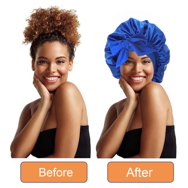 iLamvie Silk Bonnet,Adjustable Satin Bonnet,Hair Bonnet For Sleeping,Bonnet,Soft And Comfortable