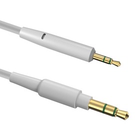 Geekria Audio Cable Compatible with Bose QuietComfort Ultra, QuietComfort SE, QCSE, QC 45, QC 35 II, QC 35, NC 700, 700 ANC Headphones Cable, 2.5mm to 3.5mm Replacement Stereo Cord (4 ft/1.2 m)