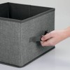 MDESIGN Set of 2 Fabric Storage Boxes, for Organizing the