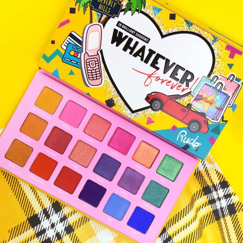 Rude Whatever Forever Paleta de Sombras de Ojos, 8 gr
