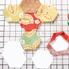100Pcs Paper Piecing, Hexagonal Paper Piecing Template Paper Piecing for