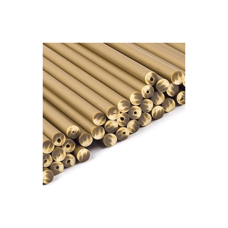 Gold and Silver Plastic Lollipop Sticks (150mm x 4.5mm) x100