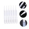 CUEMOON 6er-Pack 5ml Transparente Stift-Pinselspitze, Leere Tube der Wimpernwachstumslösung mit