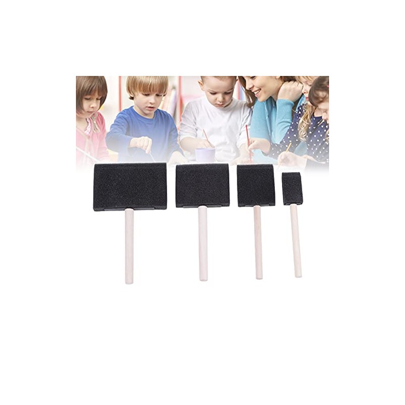 ZJchao brocha Espuma Cepillo Esponja Espuma Limpieza de 4pcs Set