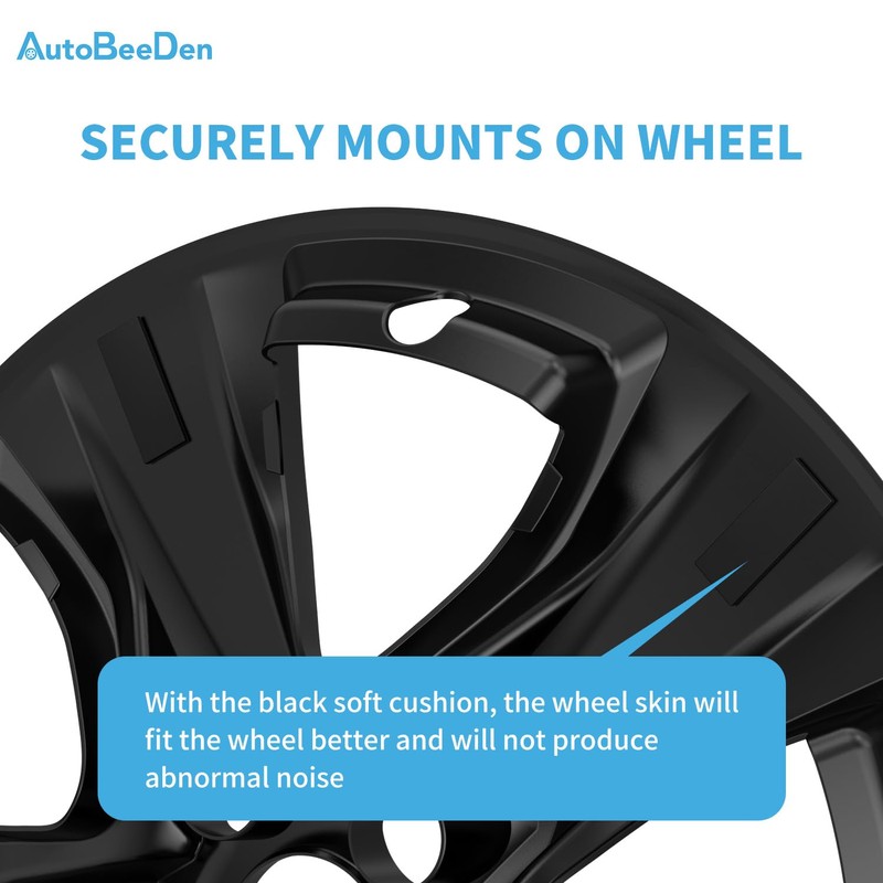4-Pack Wheel Skins Compatible with Toyota RAV4 / RAV4 Hybrid