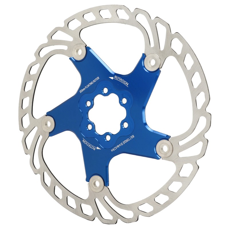 Mountain Bike Floating Disc Brake Rotor 6 Bolts Heat Dissipation
