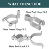 Complete Gate Hardware Kit for 1-3/8" Pipe - Heavy Duty
