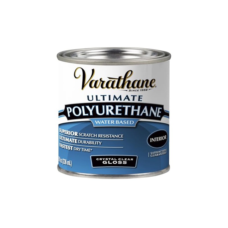 Varathane Water-Based Ultimate Polyurethane, Half Pint, Gloss