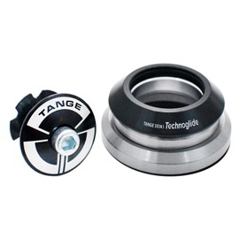 Tange Seiki Technoglide IS245 1-1/8""-1.5"" Sealed Bearing Integrated Headset, TAST2993, Black