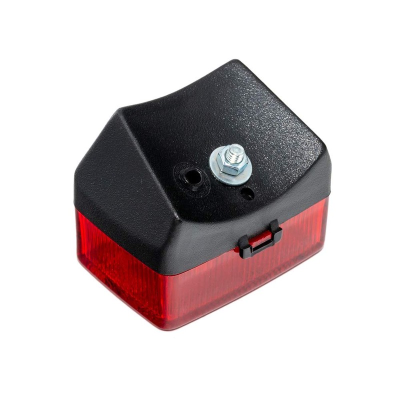 Rear Light Square Small Black for Puch Maxi Hercules Moped