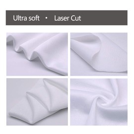 AAWipes Cleanroom Cloth Wipes 9"x9" (Bag of 150 Pcs) Double Knit 100% Polyester Wipers Lint Free Cloths with Ultra-fine Filaments, Laser Sealed Edge, Class 100 Cloths, Ultra-soft Wipes CP14009