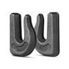 6Pack 3/8'' Weld-On Forged Clevis Grab Chain Hooks, Heavy Duty
