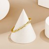 KissYan Gold Cuff Bangle Bracelets for Women, Thin 14K Gold