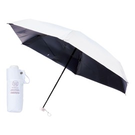 kowaza 30287 Folding Umbrella, Hand Opening, 100% Light Blocking, Heat Shield, UV Protection, Sun Parasol, For Both Sun and Rain, Coza, Easy to Open and Close, Solid, Easy to Fold, Urawaza, Ribs, 19.7
