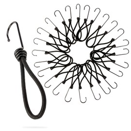 Pretex rubber tensioner with ball or hook for banners, tarpaulins, gazebos, tents, expander loops, tarpaulin holders, rubber tensioner, tent rubber, clamping rubber