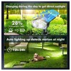 AloftSun 6-Pack Solar Motion Powered Landscape LED Pathway Lights IP68