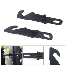 NIHUIFA Door Latches Vent Extender UTV Accessories for XP 1000/4 1000 Anti-Rust Easy Latches 4.6" Latches Black 1 Pair