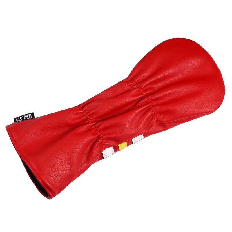SHABIER Red Golf Head Cover with NO.15 Design for Driver