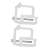 Ciieeo 2pcs Heavy Duty Truck Bed Clamps for Camper Shells