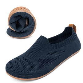 KOWAYI Slippers Men Women Non-Slip Slippers Breathable Lightweight Hut Shoes Barefoot Shoes Unisex Flat Slippers, Cs1339 Dark Blue