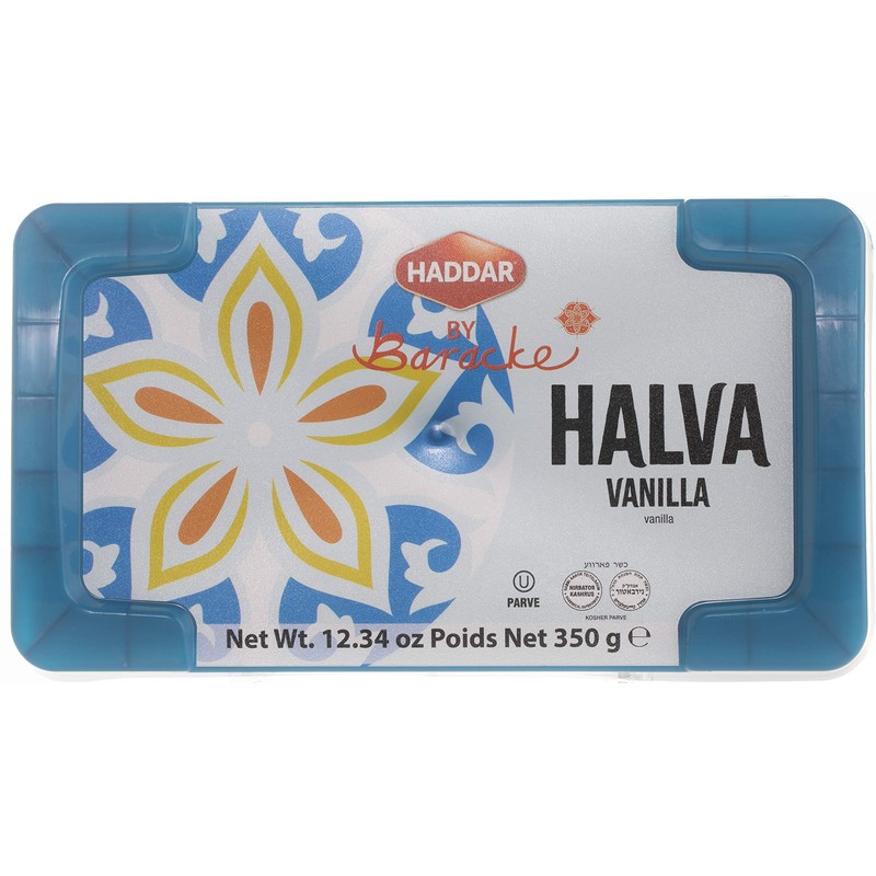 Haddar by Baracke Premium Quality Vanilla Halva 12.34oz | Fine