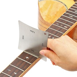 RuiJOTWAT Guitar Fretboard Saddle Nut Radius Gauges Fingerboard Measuring Tool Luthier Tools for Luthier
