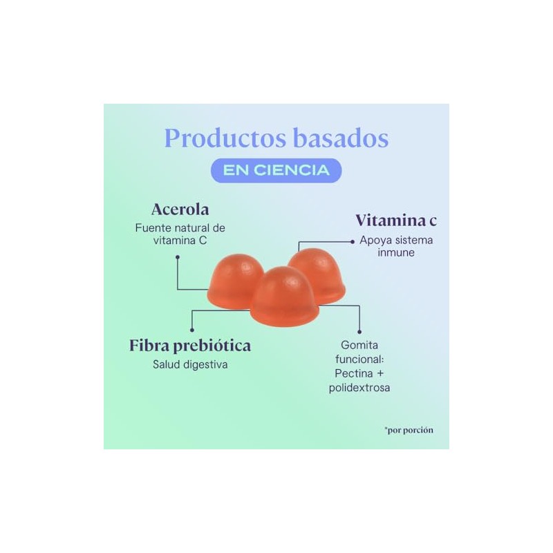 B-FIT Immune Gummies - Vitamina C, Zinc y Acerola