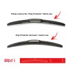 2MPLASTIC Front and Rear Windshield Wiper Blade For Jeep COMPASS