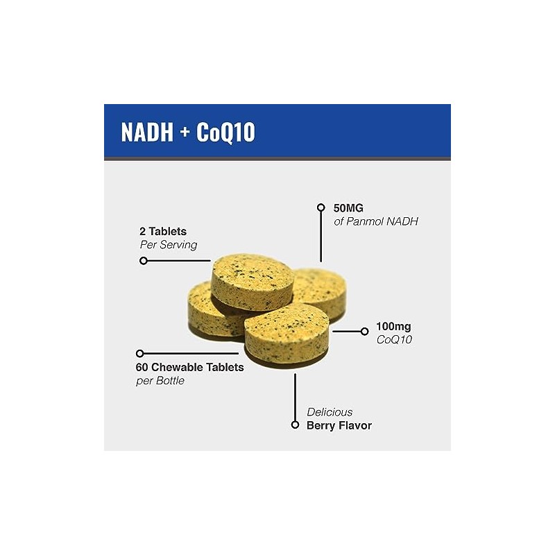 NADH CoQ10 Fights Fatigue Naturally Boost Stamina Endurance A Natural