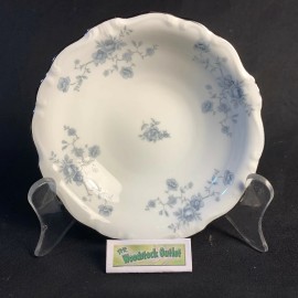 Johann Haviland NOS Johann Haviland Bavaria Germany China Blue Garland Fruit Dessert Sauce Bowl