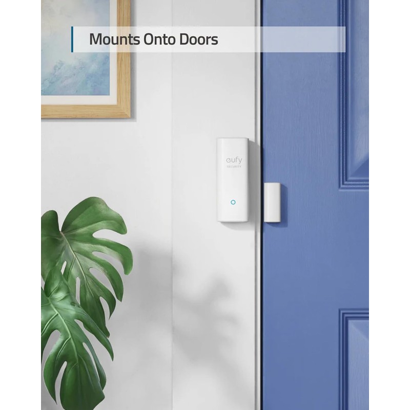 eufy Security Entry Sensor, Detects Opened and Closed Doors or