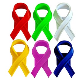 Horse Tail Warning Ribbon with Adjustable Velcro Strap, Reusable (Red)