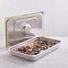 Paderno World Cuisine Edelstahldeckel für Hotelpfanne, 30,5 x 25,4 cm