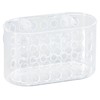 Bath Bliss Suction Cup Bath Caddy Basket, Soap and Razor