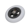 6in Electric Wheelchair Wheel Noiseless Aluminum Alloy Hub Rubber Inflatable
