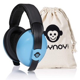 roynoy Ear Protection Baby from 3 Months Baby Ear Muffs Noise Protection Baby (Blue) with Storage Bag