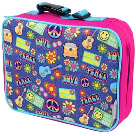 Bentology Insulated Lunch Bag for Kids & Adults- Reusable Thermal Sleeve w Clip on Handle- Easy to Clean Water-Resistant Lunchbox Tote- Mini Cooler Bag for Work School, Picnic, Daycare- Back to School