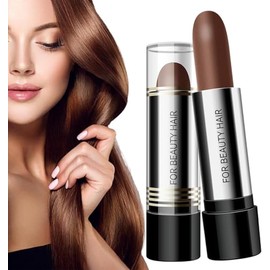 Hair Color Pen Hair Stick,Tinte de Cabello Retoque Instantáneo con Bolígrafo - Impermeable Escudo de Tinte en Barra, Cepillo Encubridor Temporal de Canas para Cabello y Barba (03#Coffee)