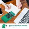 Hiram Leather Pencil Case Portable Genuine Leather Storage Box Pen