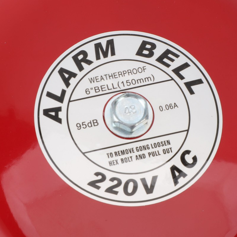 Fire Alarm Bell High Sensitivity Super Loud Sound Electric Round