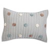 Crane Baby Decorative Quilted Pillow, Rainbow