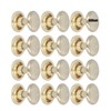 500set Metal Studs Rivets 8mm DIY Iron Double Flat Uniform
