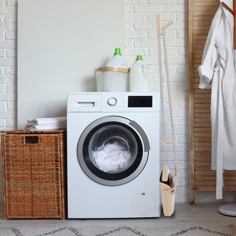 Broom with Dustpan Combo Set 54” Long Handle Household Dust